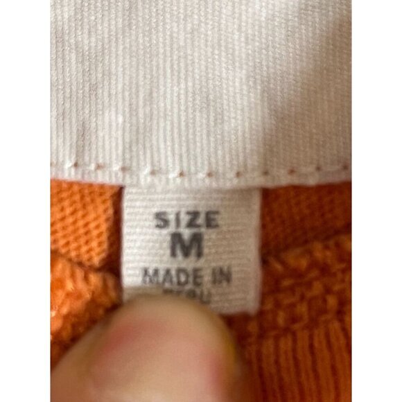 Ruehl Top Worn M Orange Y2K Preppy Fitted Indie Sleaze Americana College Retro - Picture 3 of 11